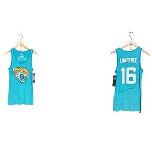 NWT long tank top NFL Jacksonville Jaguars Football women XL 16 Lawrence tailgat
